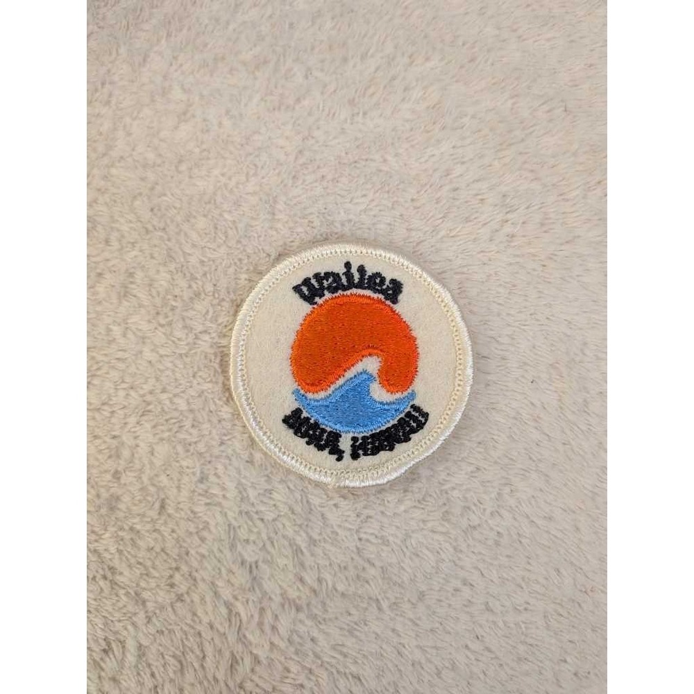 Wailea Maui Hawaii Embroidered Patch - Vintage Travel Souvenir